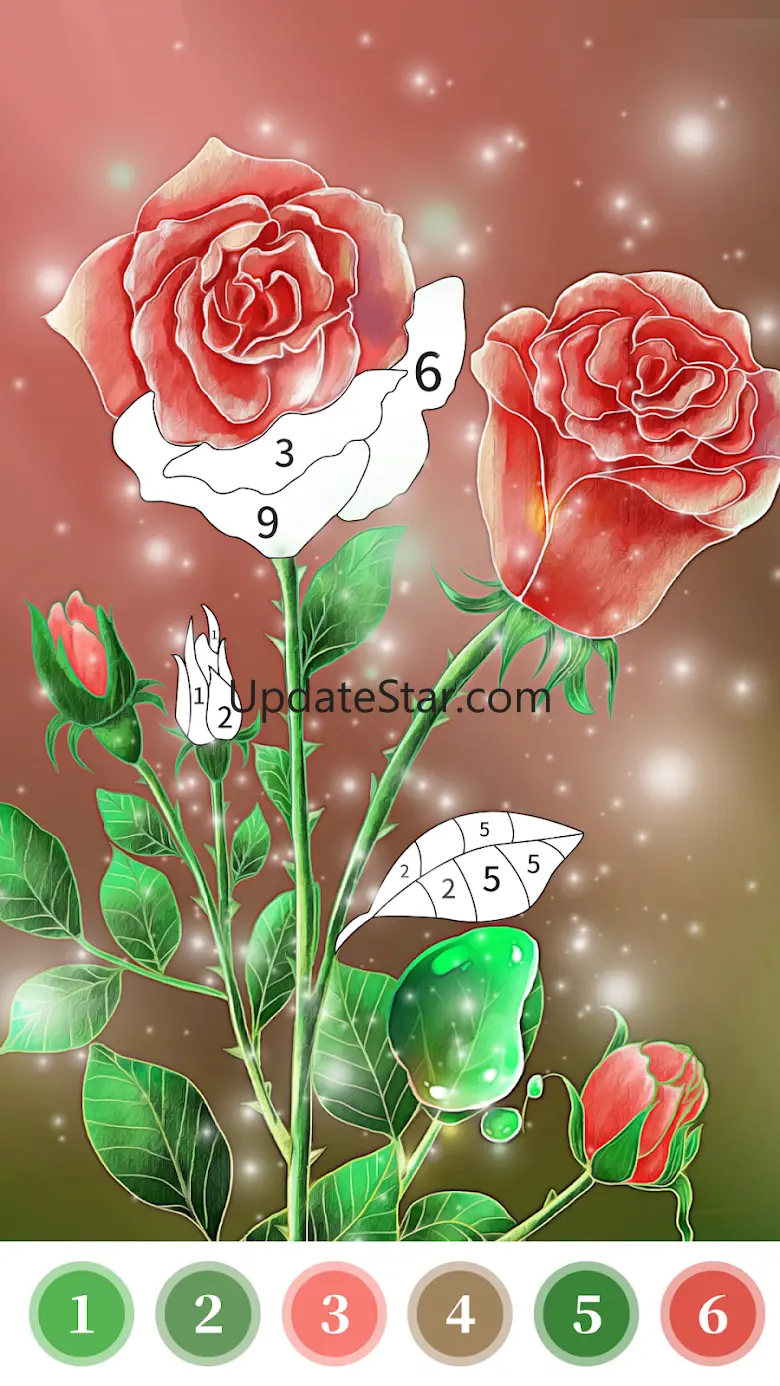 Rose Coloring Book Color Games 2.2
