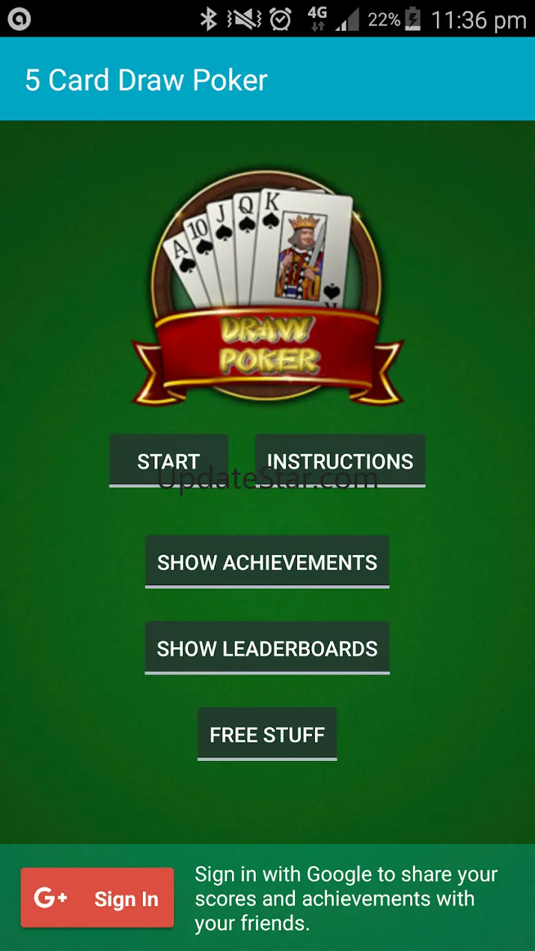 Five card draw Poker 1.51