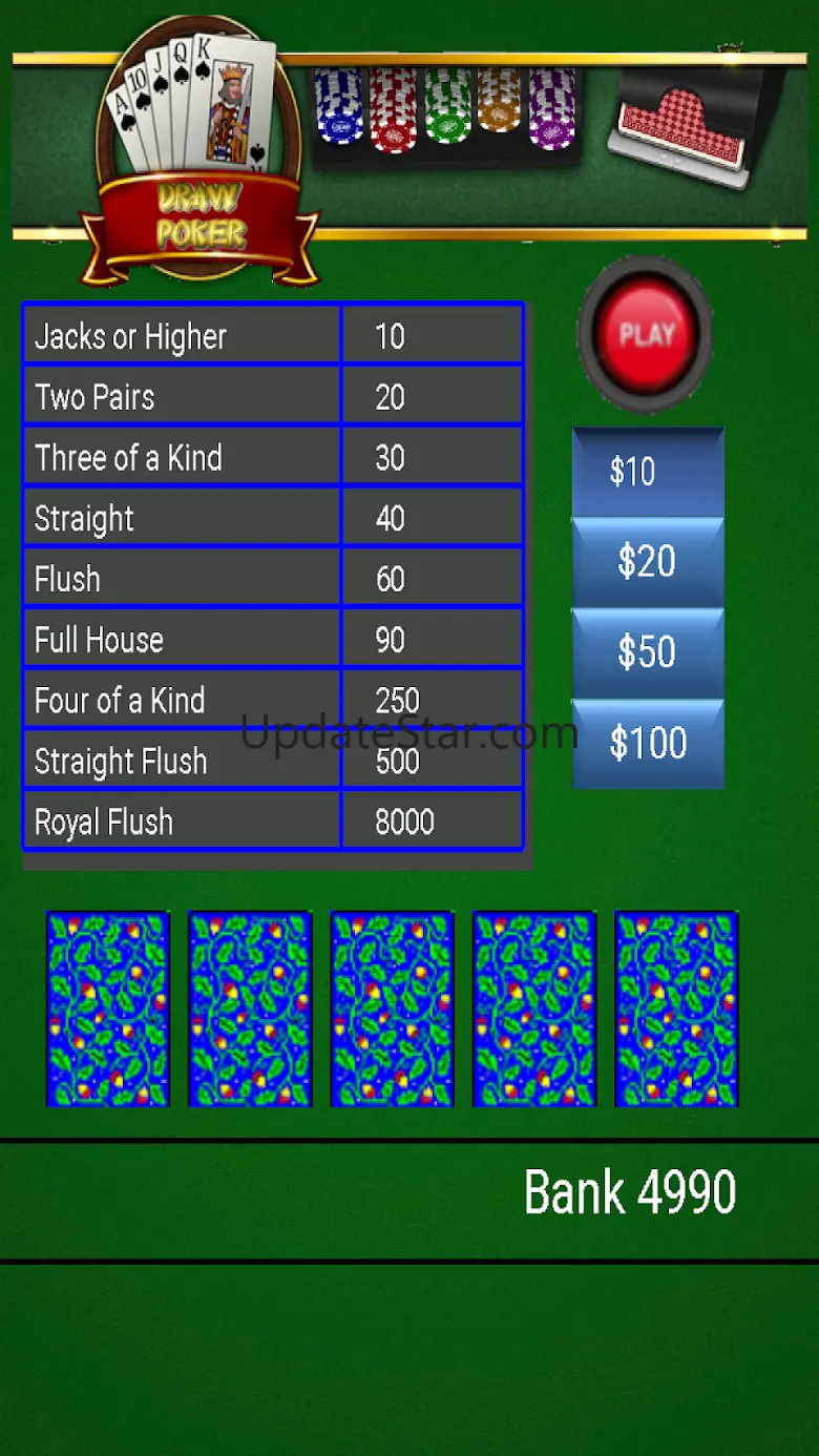 Five card draw Poker 1.51