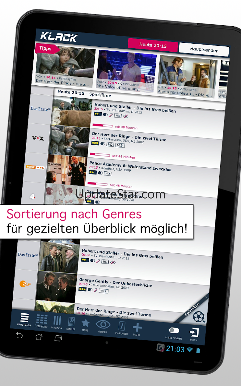 KLACK TV-Programm (Tablet) 1.4.16
