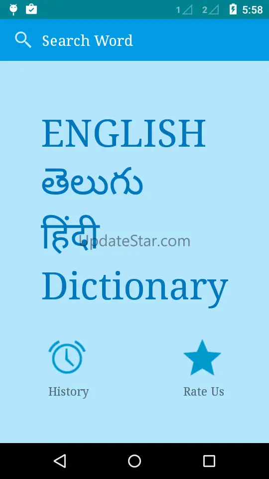 English to Telugu and Hindi 1.6