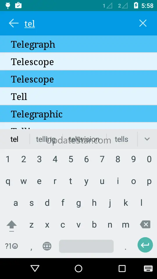 English to Telugu and Hindi 1.6