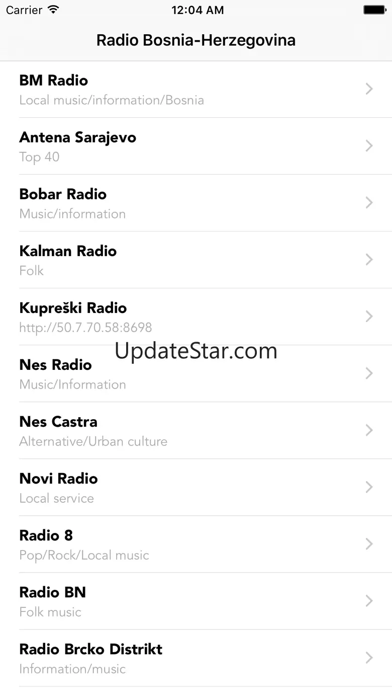 BOSNIA HERZEGOVINA RADIOS 18.4.3