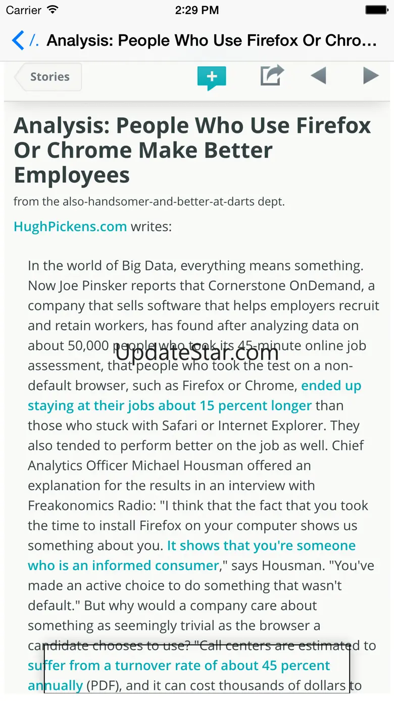 Slashdot reader 1.2