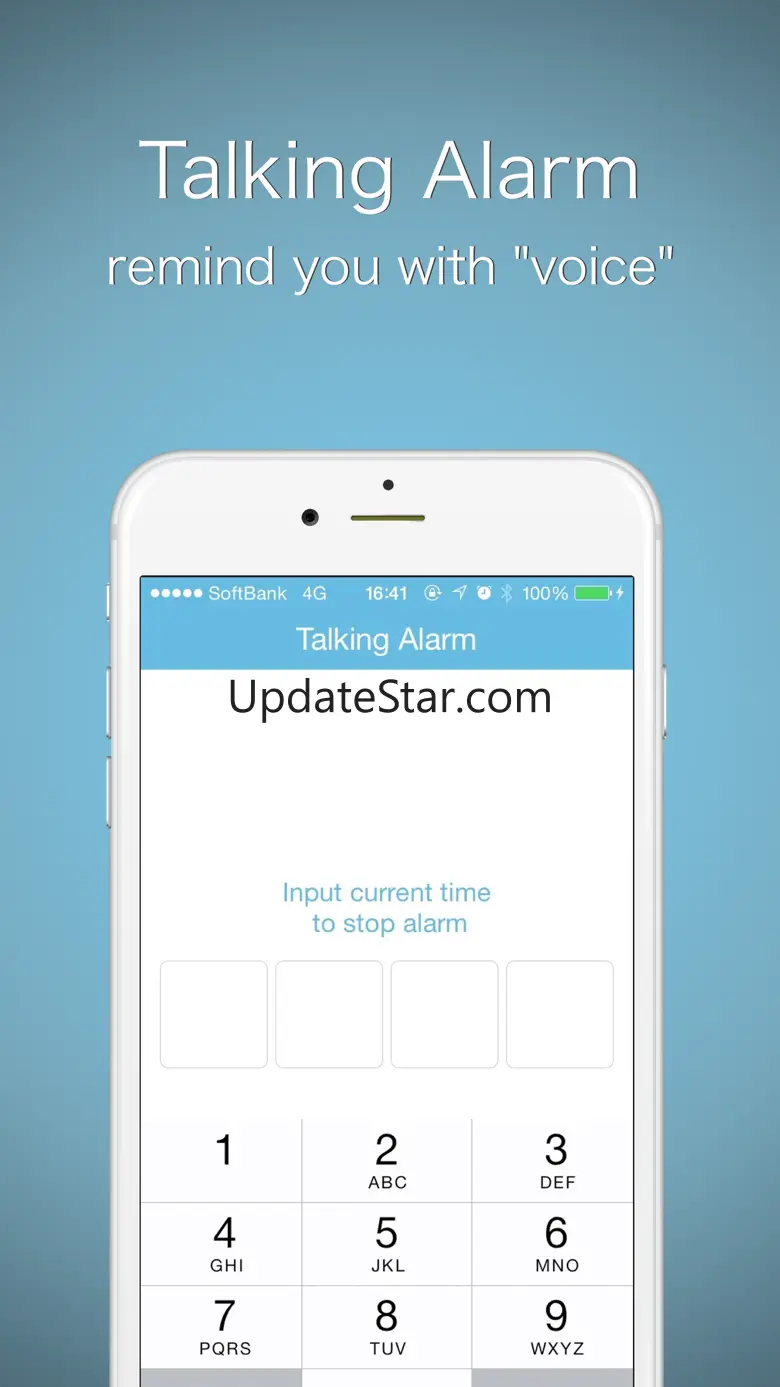 Talking Alarm Clock -free app with speech voice 3.1