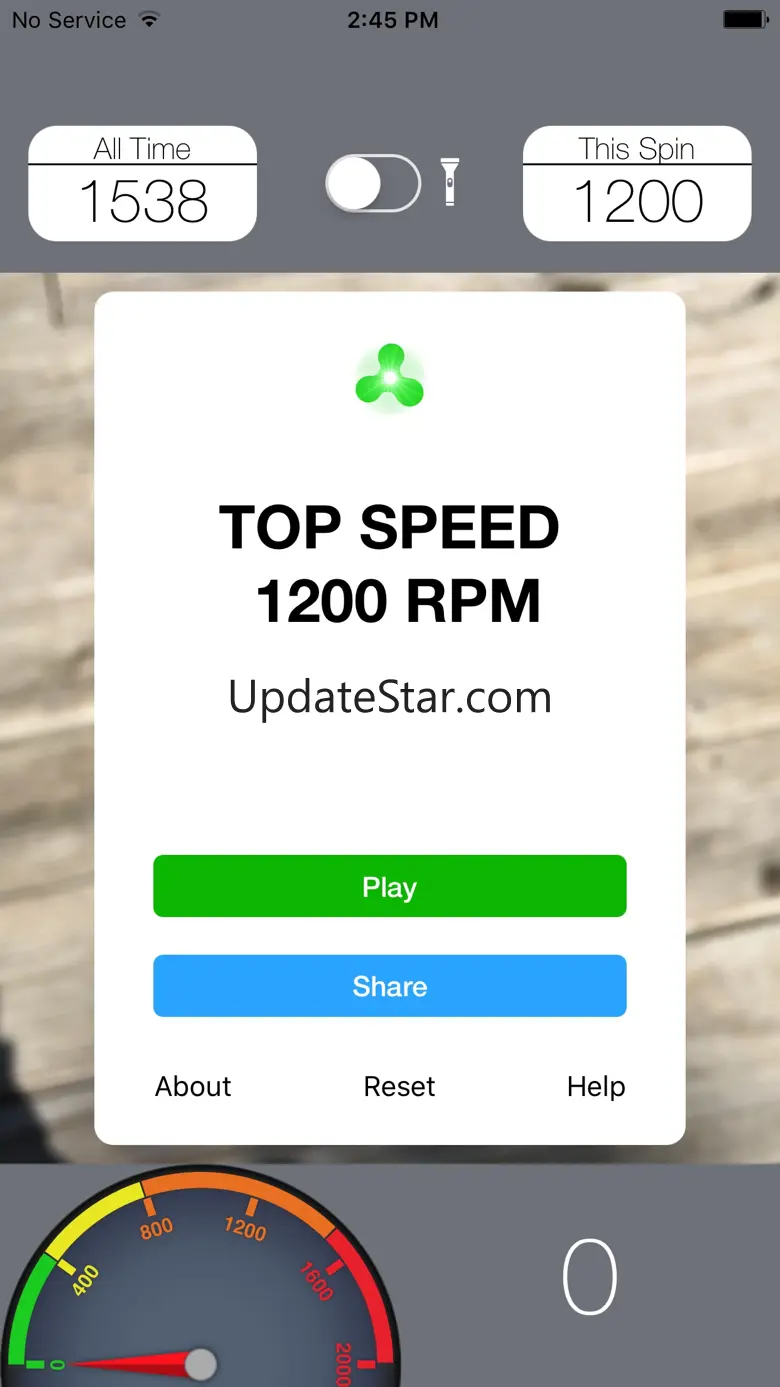 Fidget Spinner Speed Test 1.01