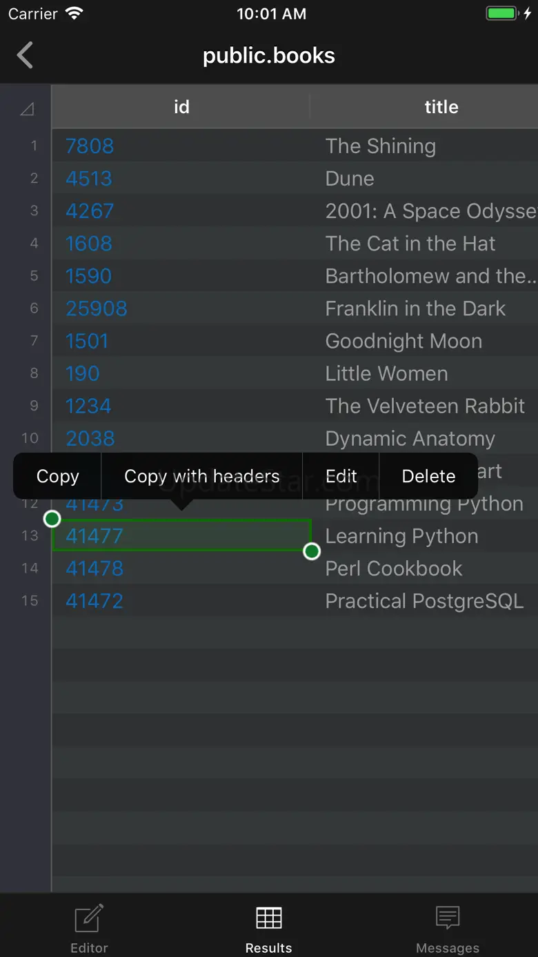 Postgres Client by SQLPro 2024.53
