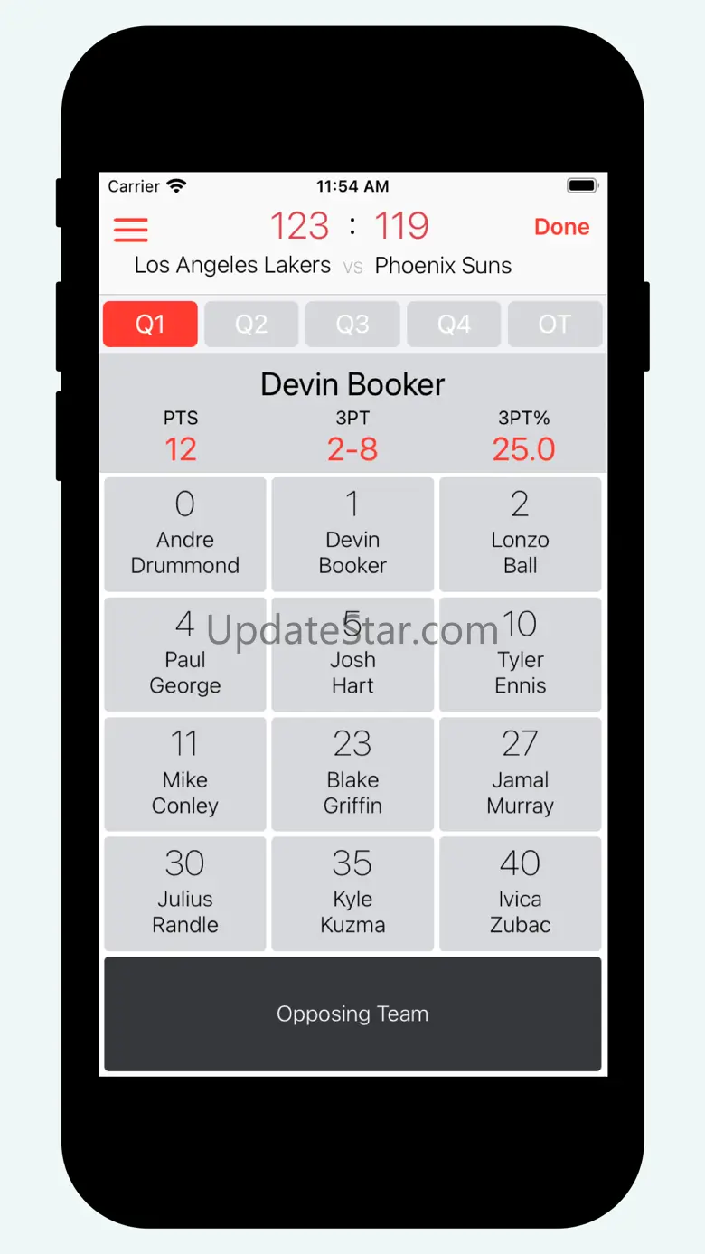Basketball Stats PRO Phone 2.7