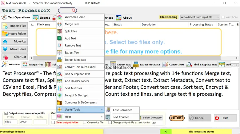 Text Processor 1.1.0