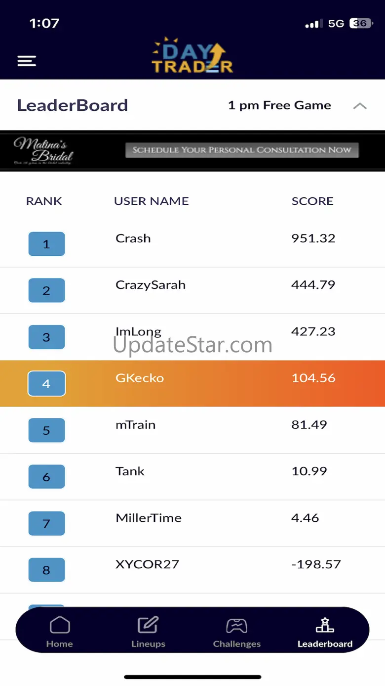 Day Trader Challenge 1.2