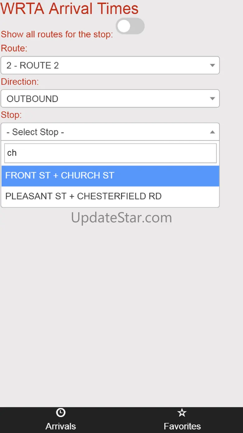 Worcester WRTA Bus Tracker 2.1
