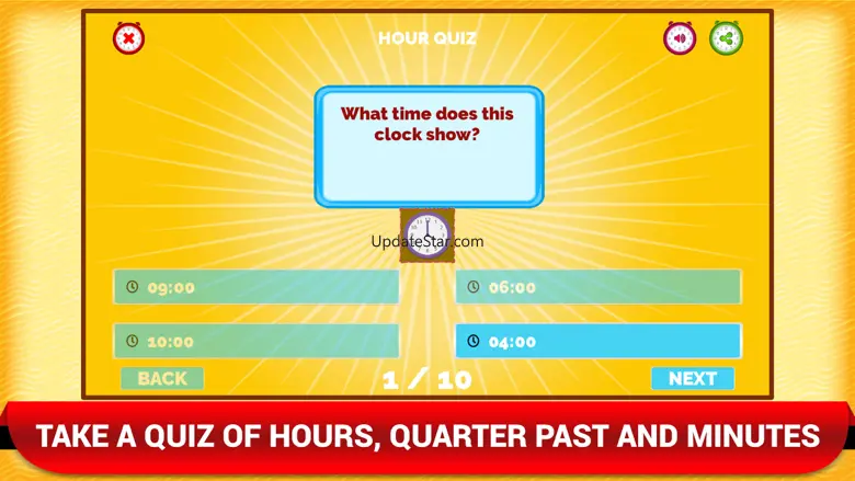 Math Telling Time Clock Game 3.4
