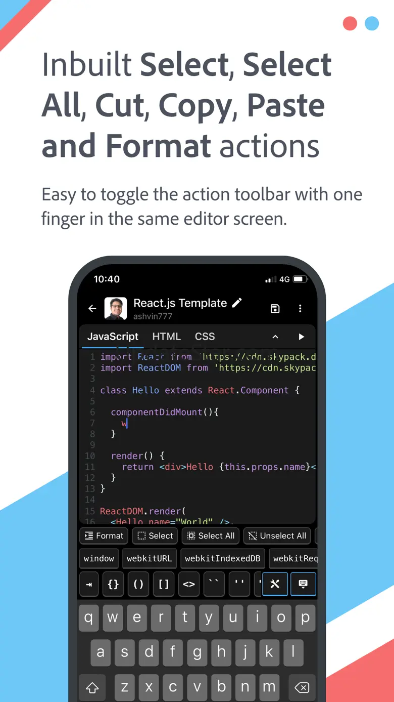 JSitor - JS, HTML & CSS Editor 5.2
