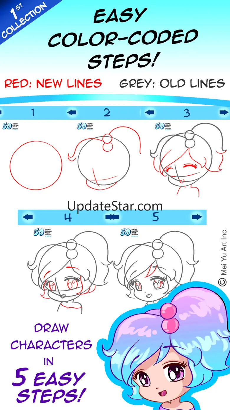 Draw 50 Anime Manga Lessons 1.1