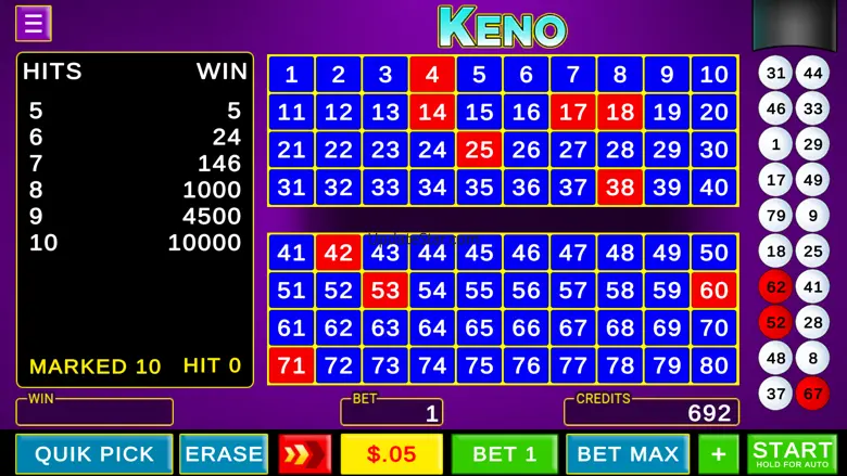 Keno Casino Games Classic 1.3.5
