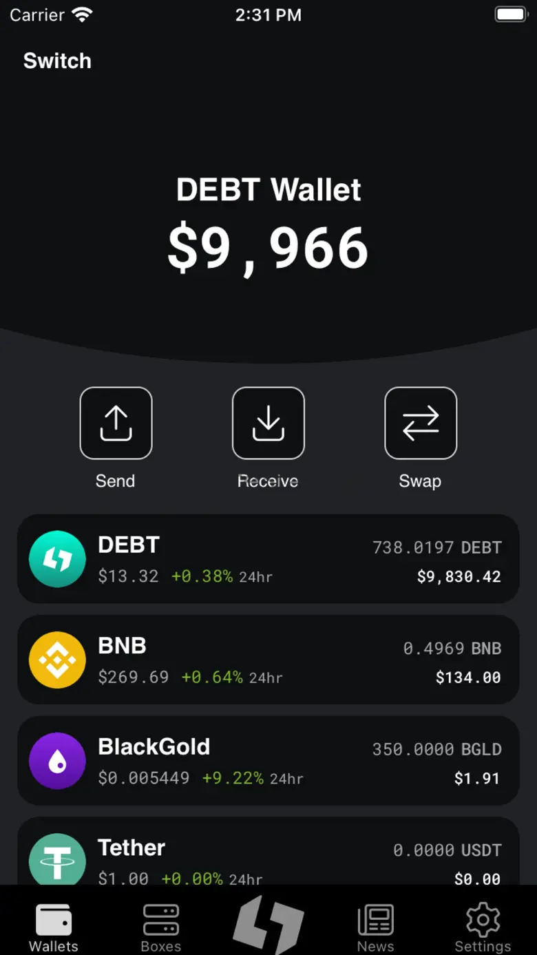D.E.B.T. Mobile 2.8.0