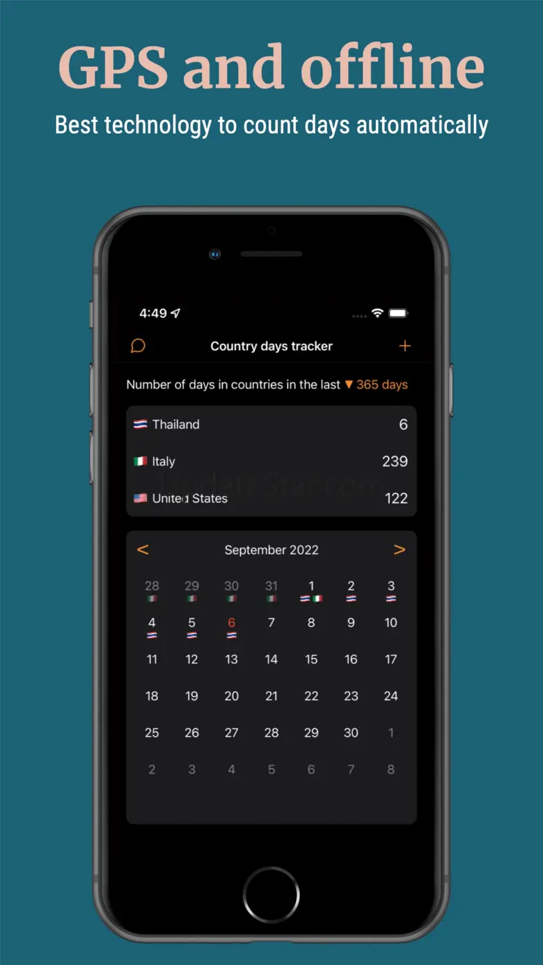 Country Days Tracker 4.9