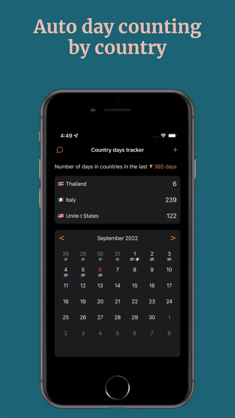 Country Days Tracker 4.9