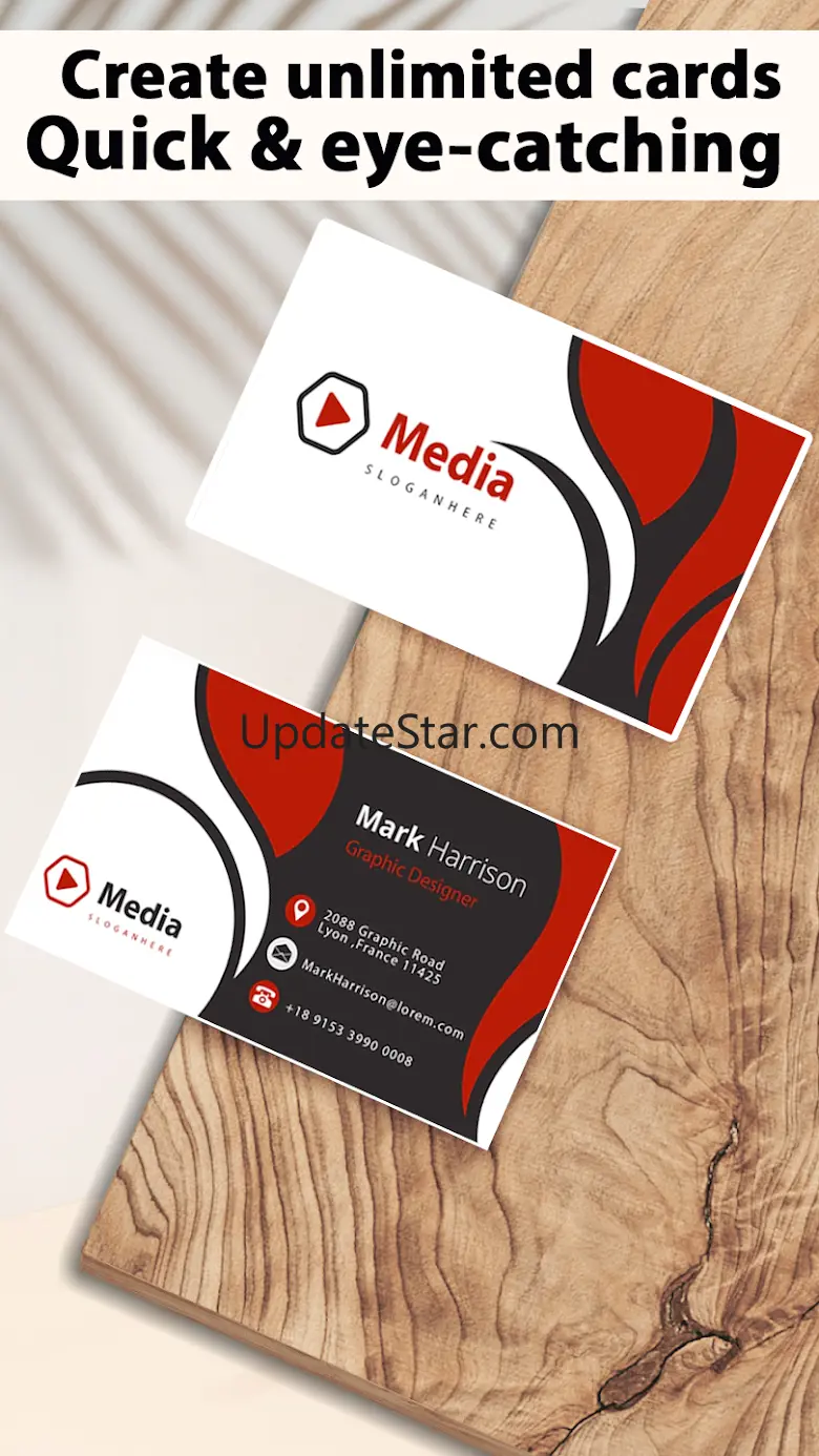 Business Card Maker, Visiting 10.2