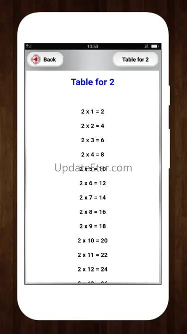 Multiplication Math Tables 9.0