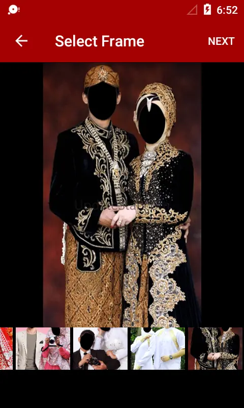 Hijab Wedding Couple Suit 2.3