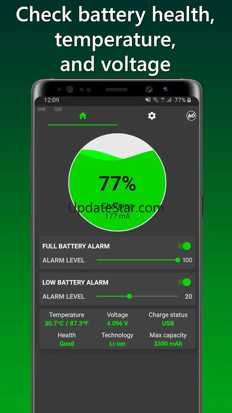 Charge Alarm: Full Low Battery 1.0.7