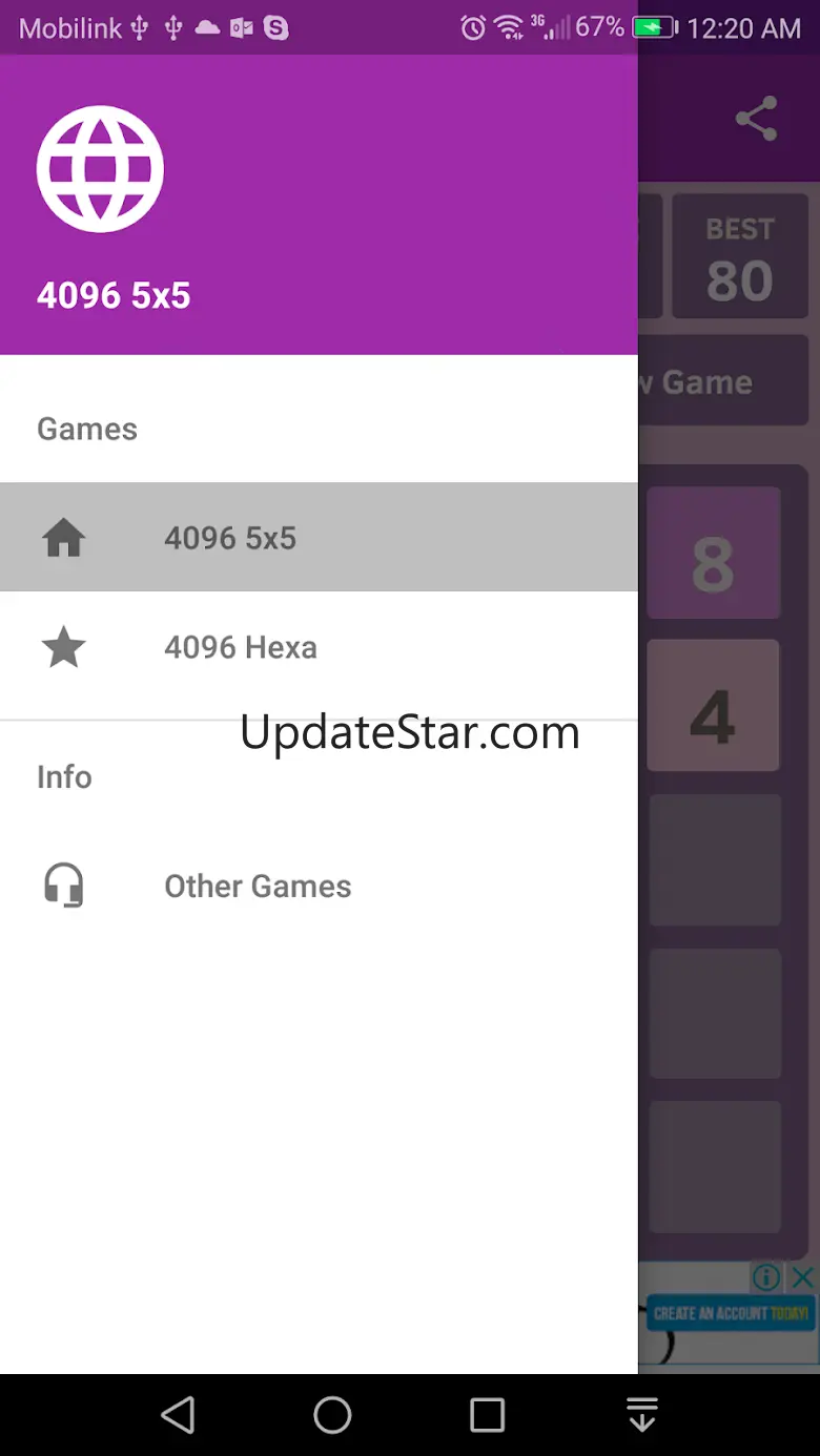 4096 5x5 with Hexa 80.80.80
