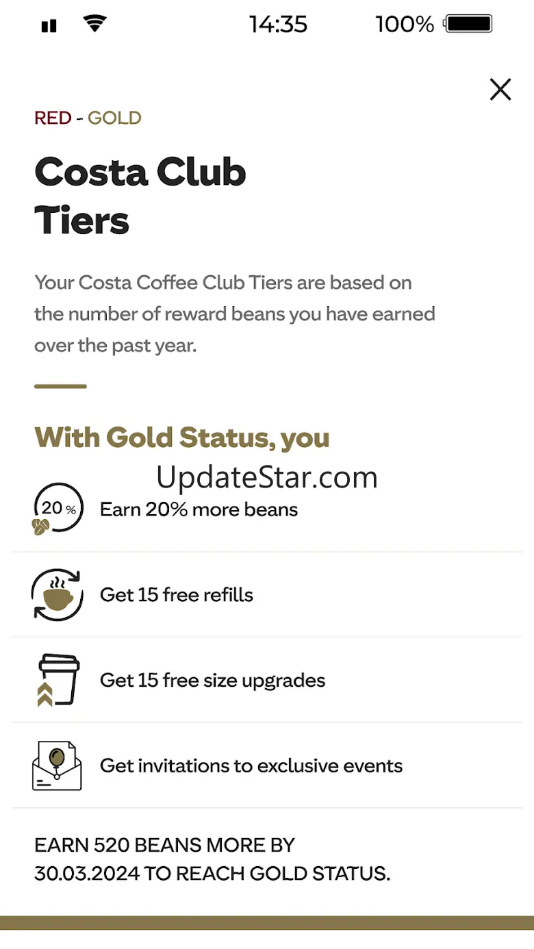 Costa Coffee Club ME 2.3.2