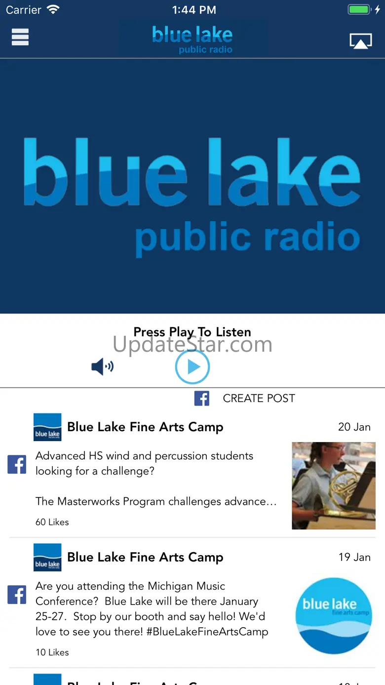 Blue Lake Public Radio 2.2.0