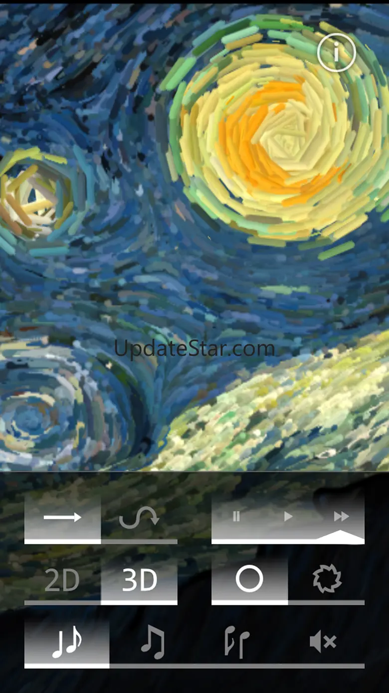 Starry Night Interactive Animation 4.2