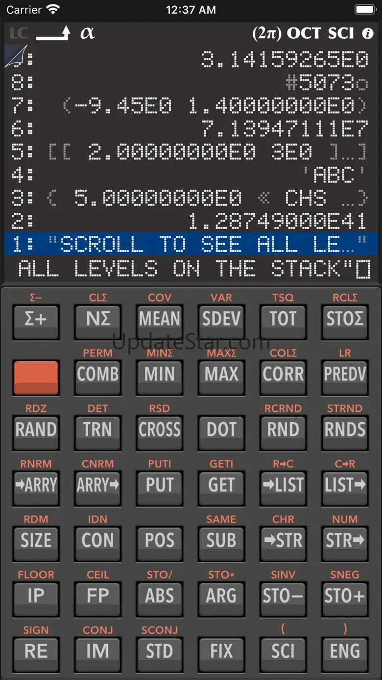 RPN 28x Calc 3.5.4