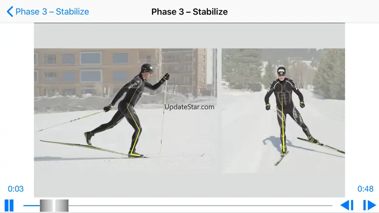 Cross-country skiing technique 1.0.2