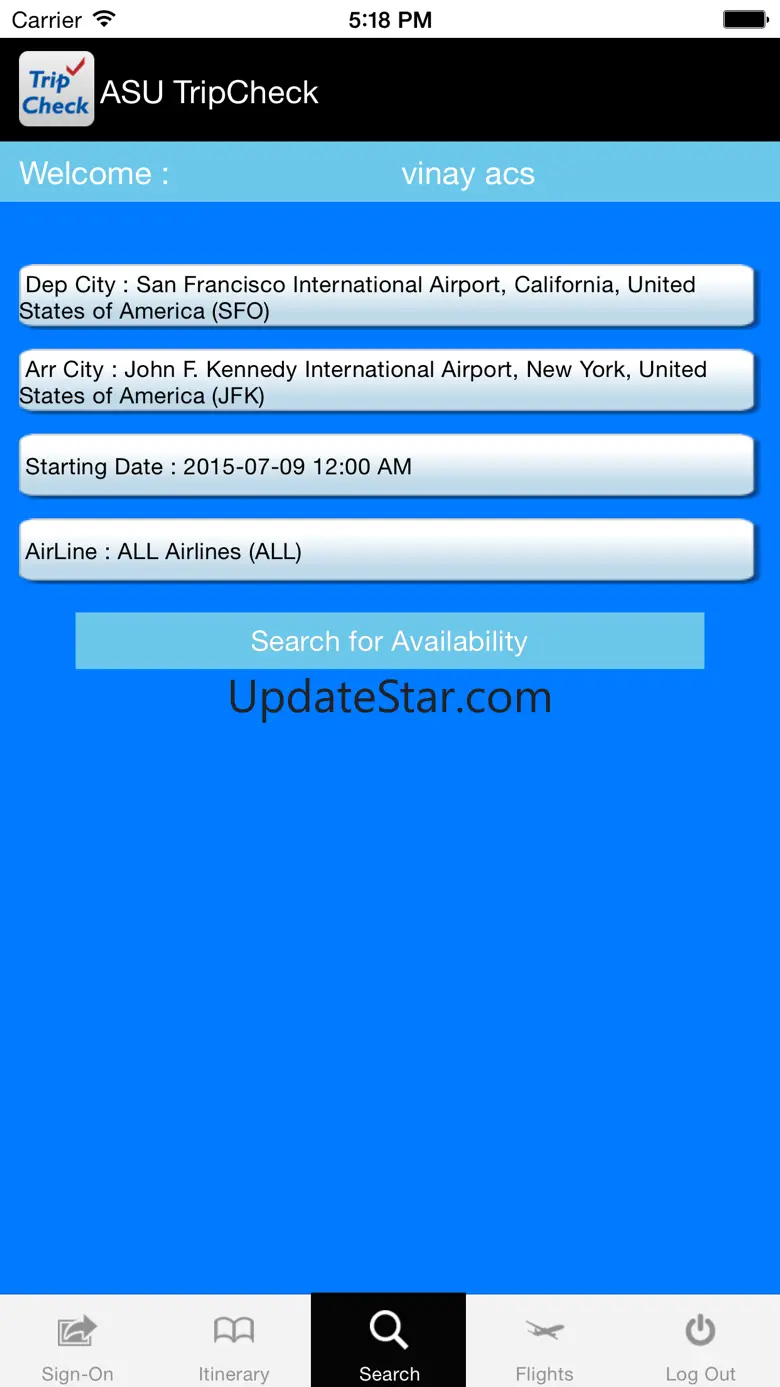 ASU Trip Check 3.3.2