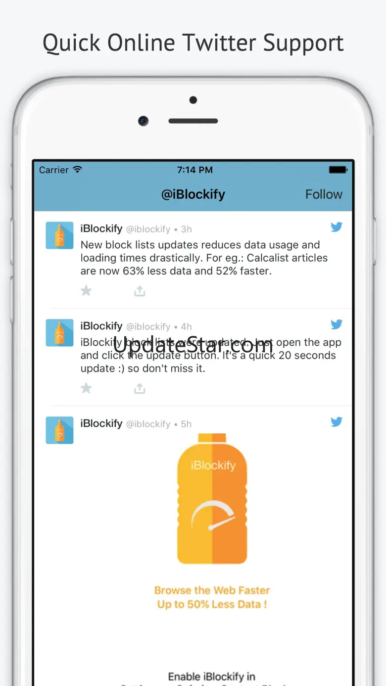 iBlockify - Block Ads, Social Content & Make The Web Faster 1.04
