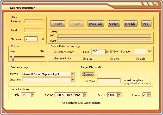 Kat MP3 Recorder 5.8.0
