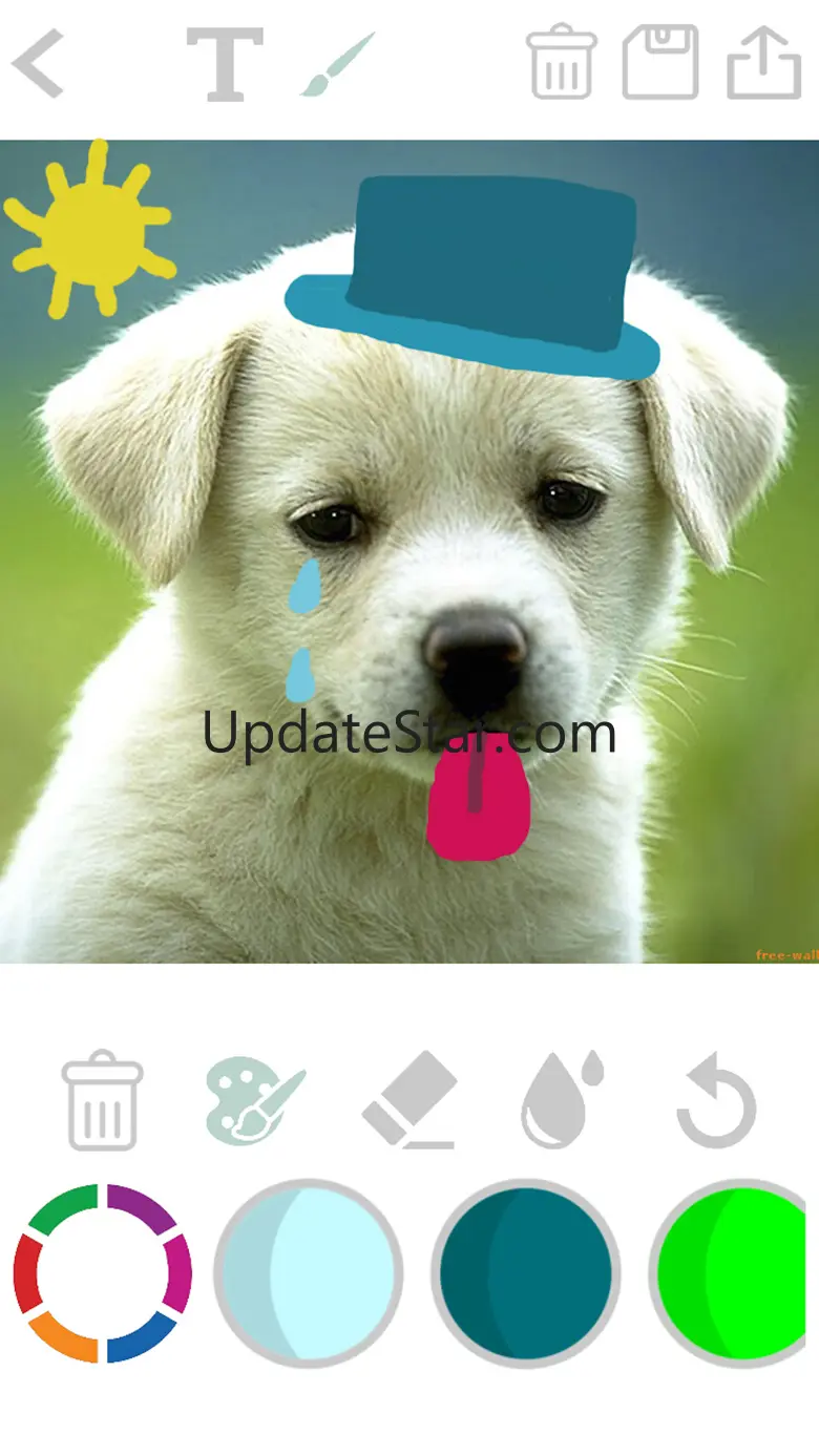 Write and paint on photos 1.3