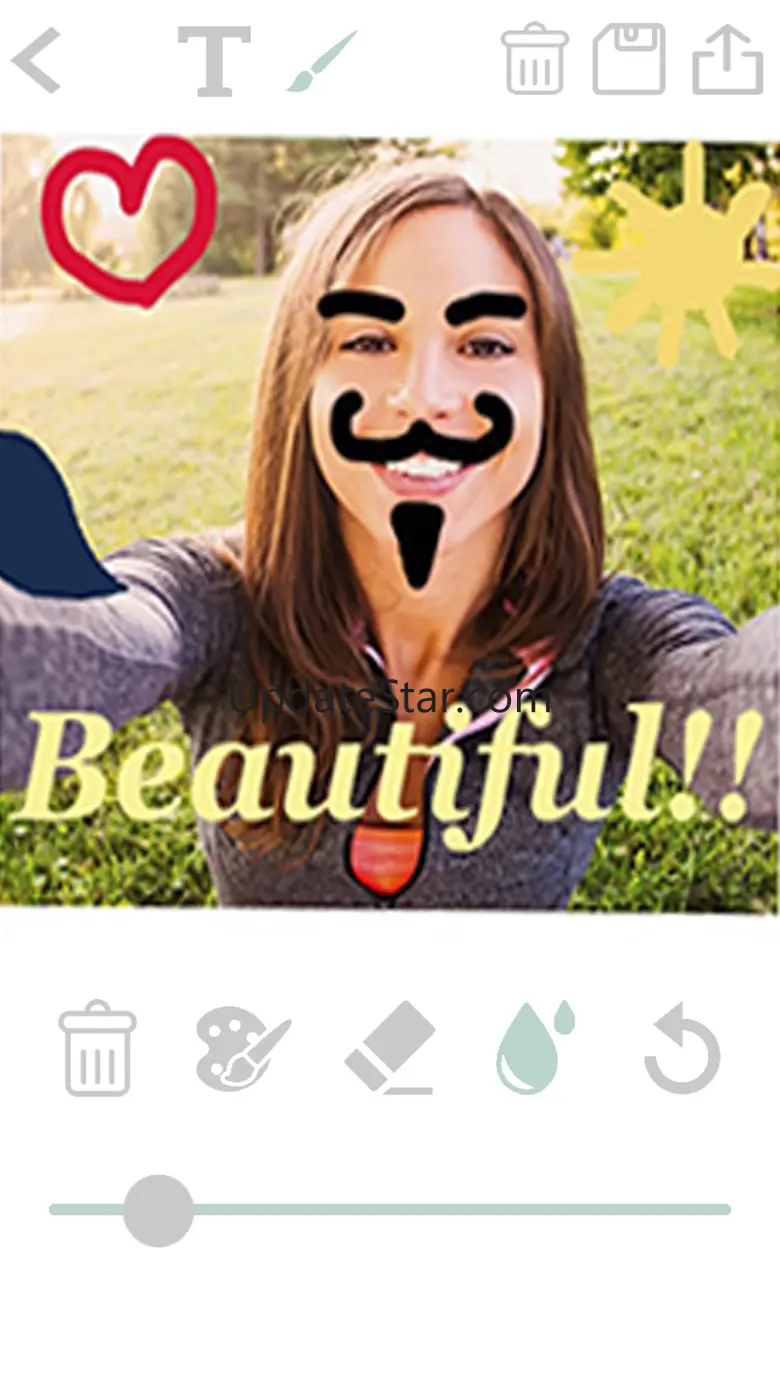 Write and paint on photos 1.3