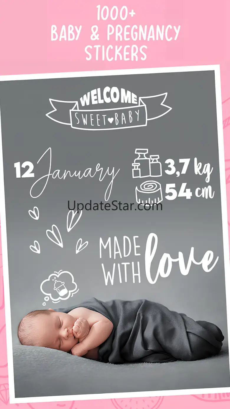 Pregnancy: Baby Photo Stickers 1.8.8