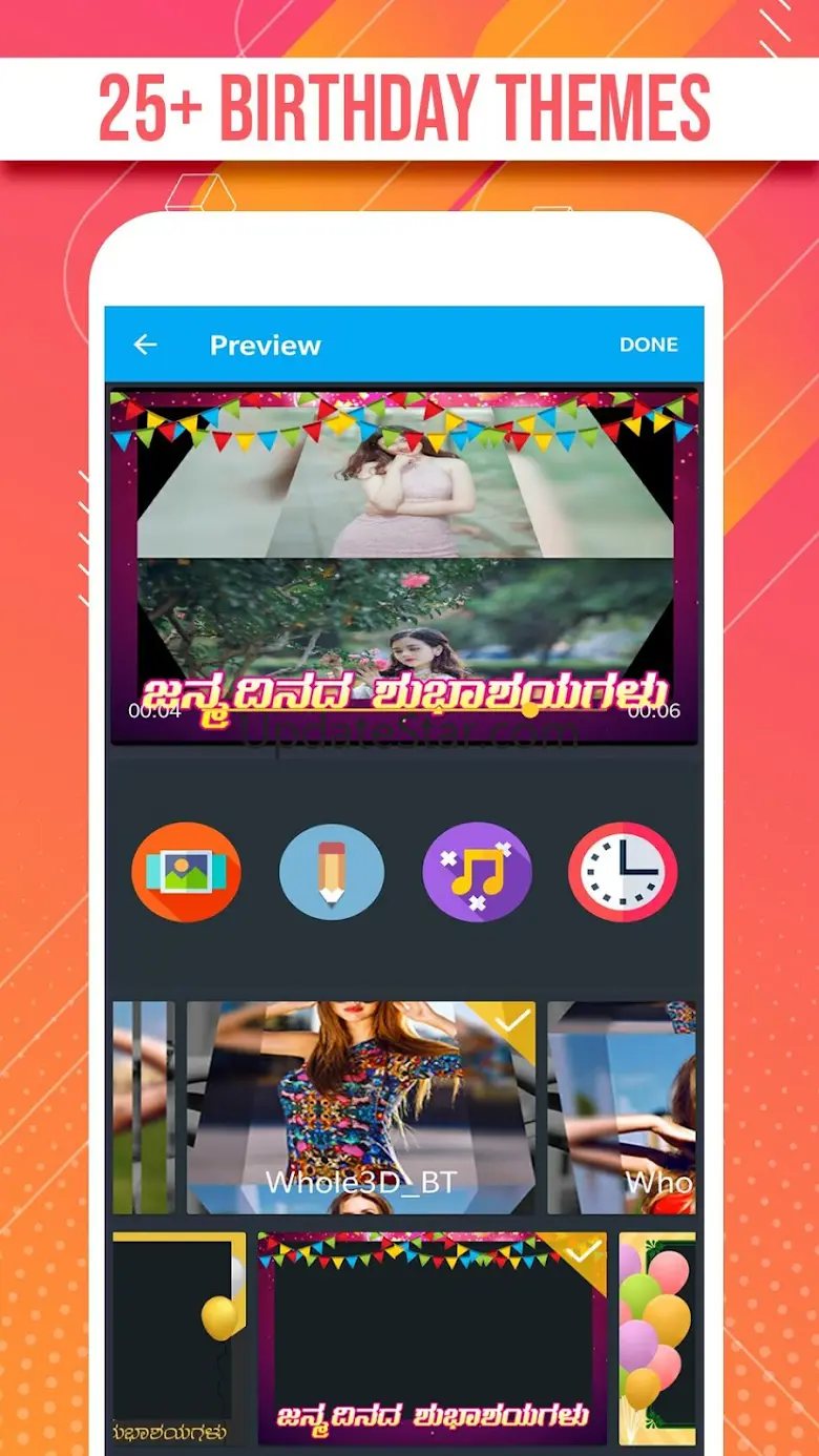 Kannada Birthday Video Maker w 1.0.0