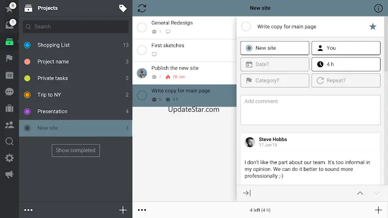 Nozbe Personal 3.24