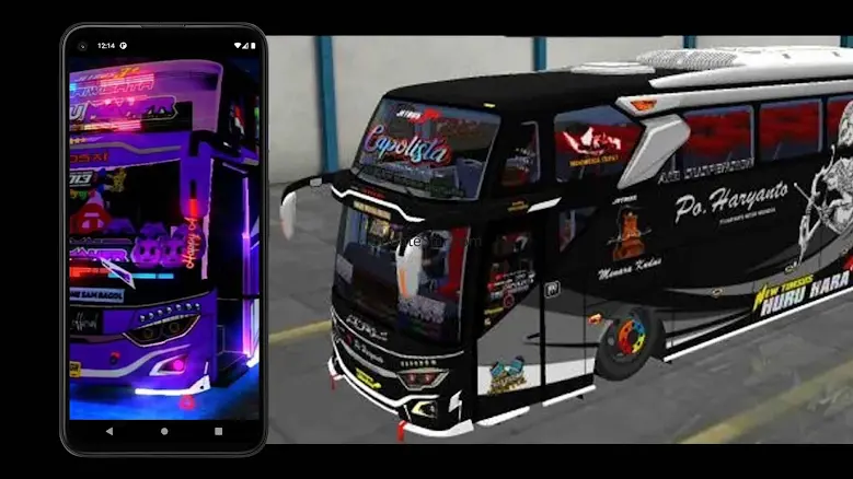 Livery Bussid PO Haryanto MOD 2.0.3