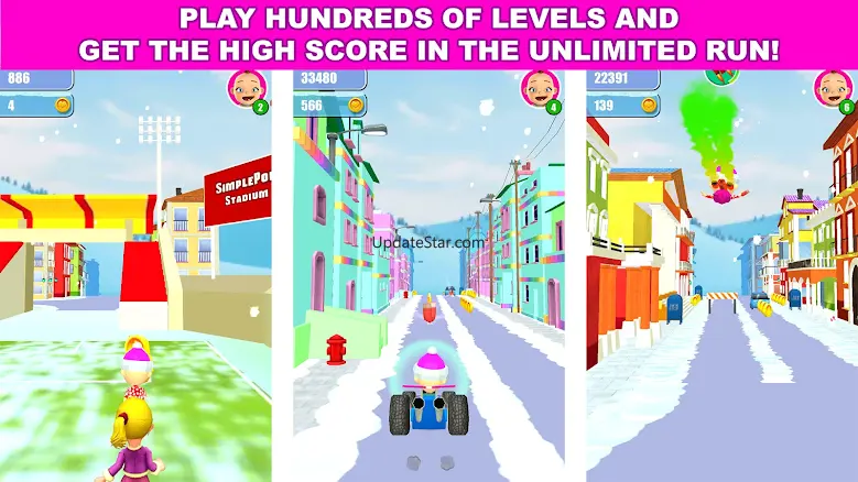 Baby Snow Run - Running Game 7