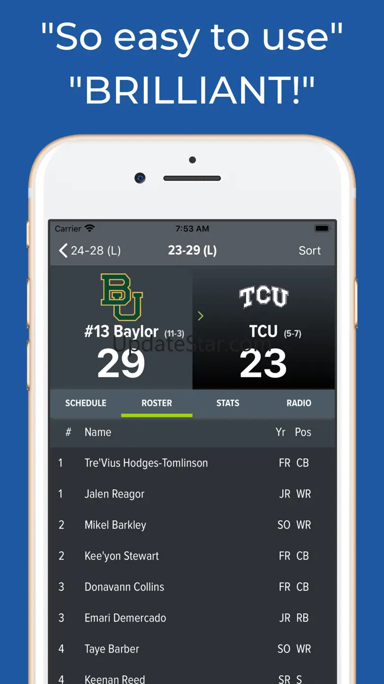 TCU Football Schedules 5.2.0