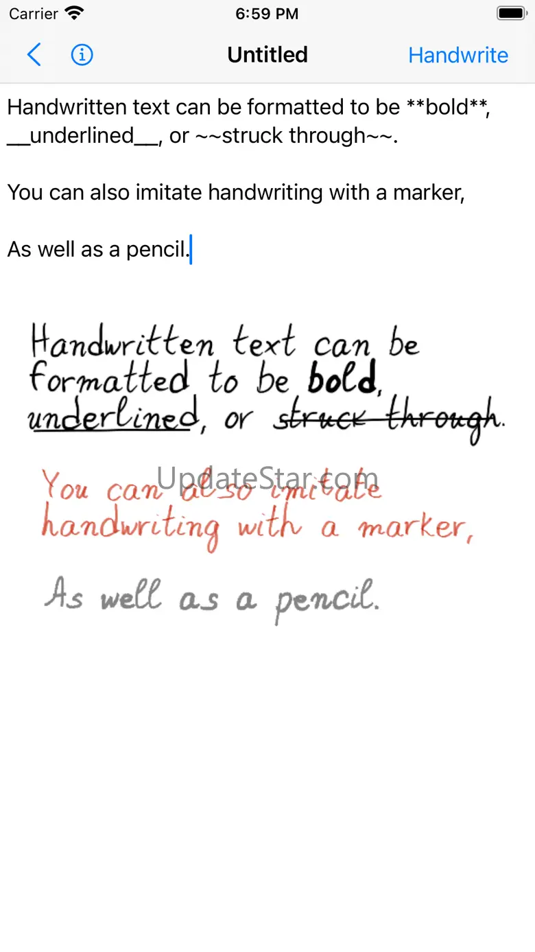 Text2Handwriting 1.1.0