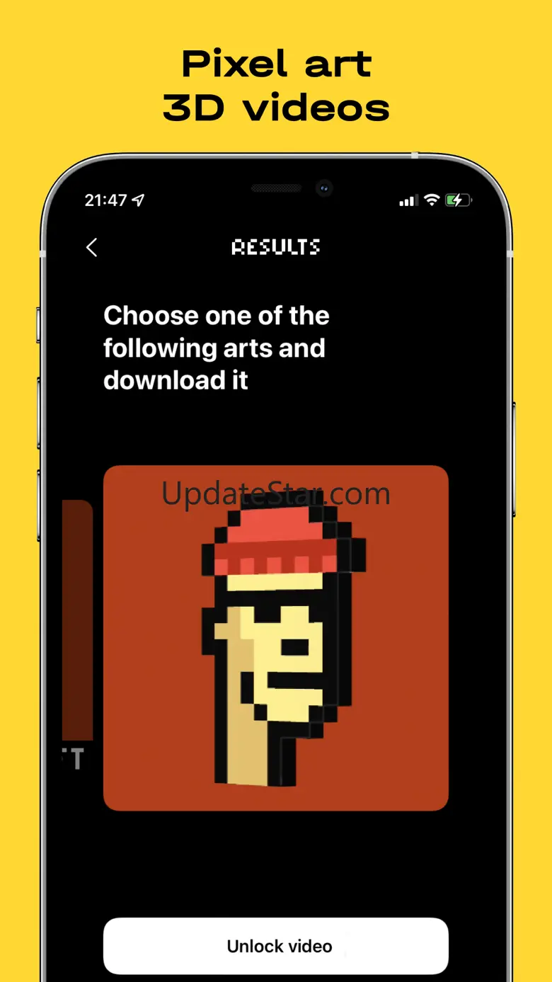 PIX: NFT pixel art from photo 2.1.1