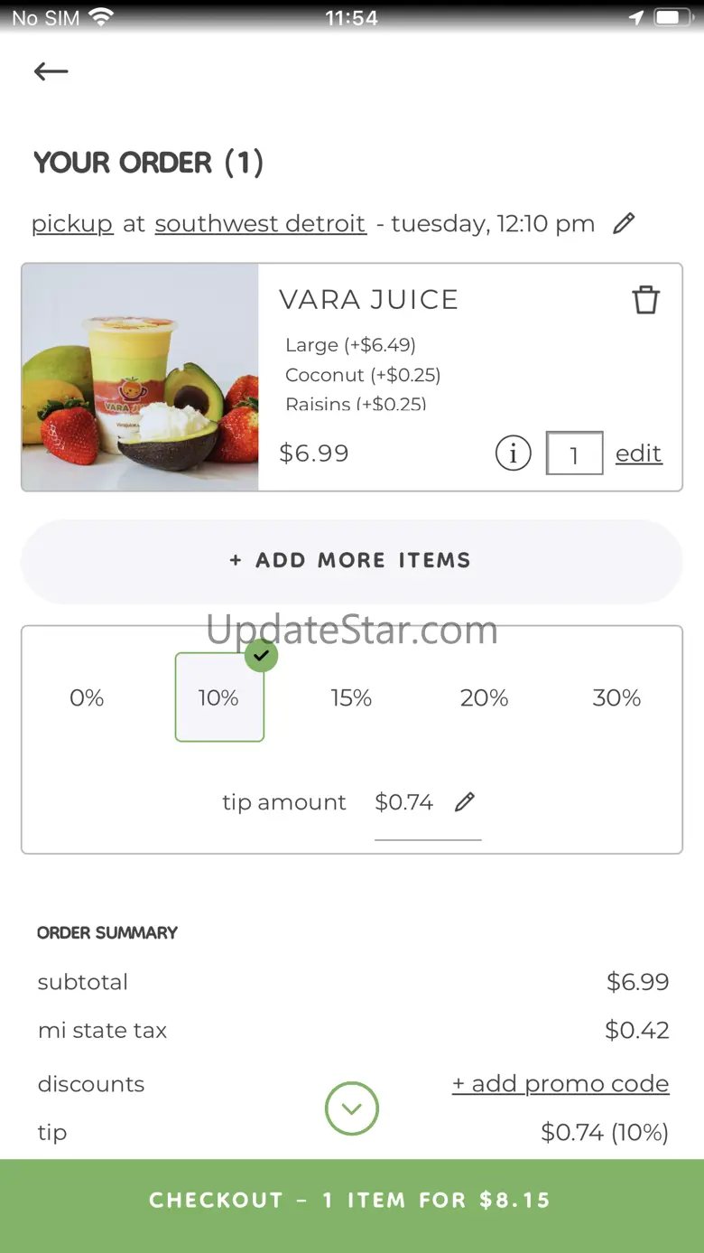 VARA Juice 1.0.0
