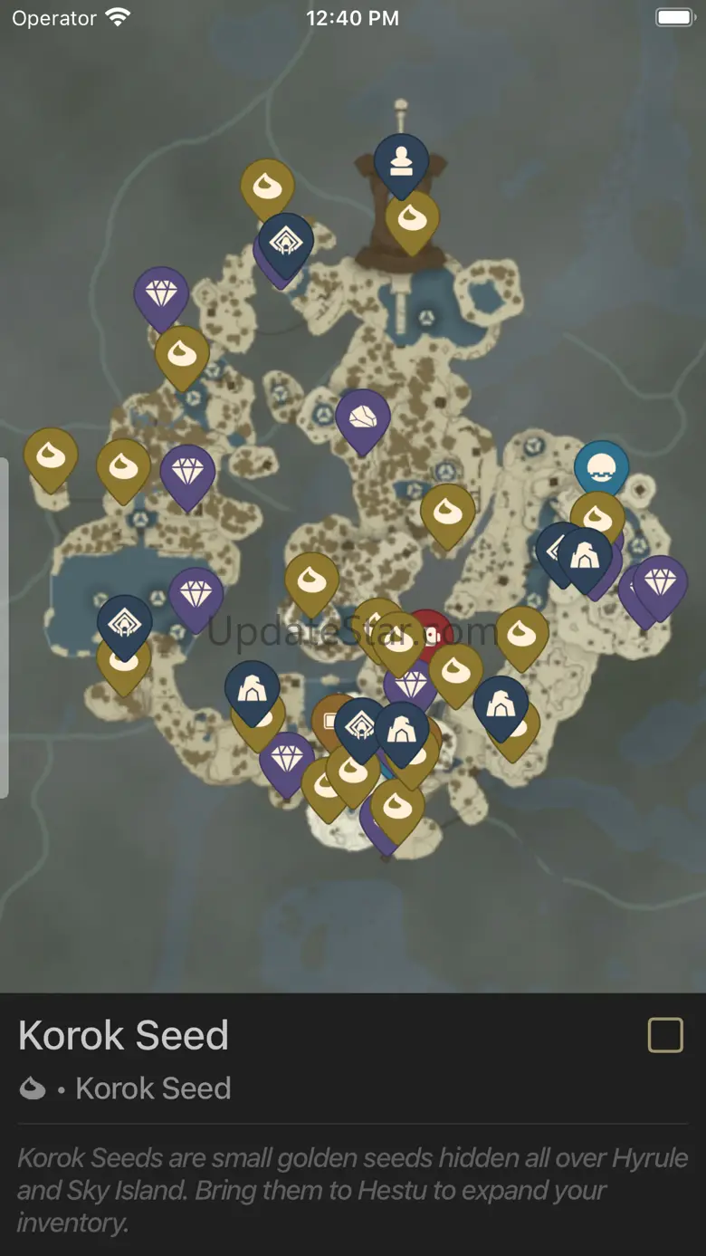 Map for Tears of the Kingdom 1.2.2