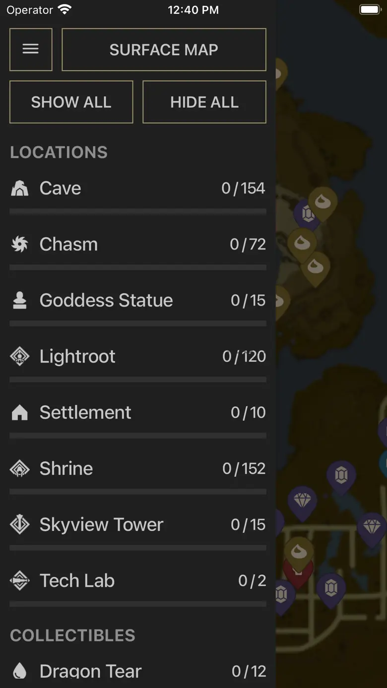 Map for Tears of the Kingdom 1.2.2