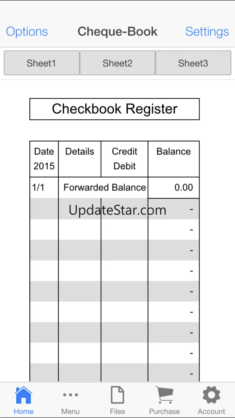Check Book Register 57.0