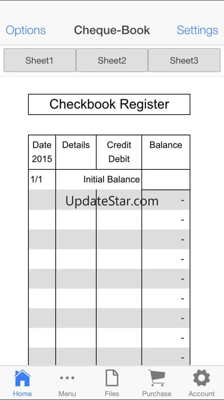 Check Book Register 57.0